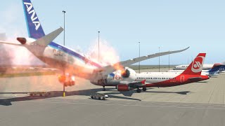 Japan Airlines Plane Collides With Aircraft During Emergency Landing  | XP11