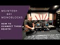 Mcintosh 901 monoblocks   sonus faber se 17  how do you connect these