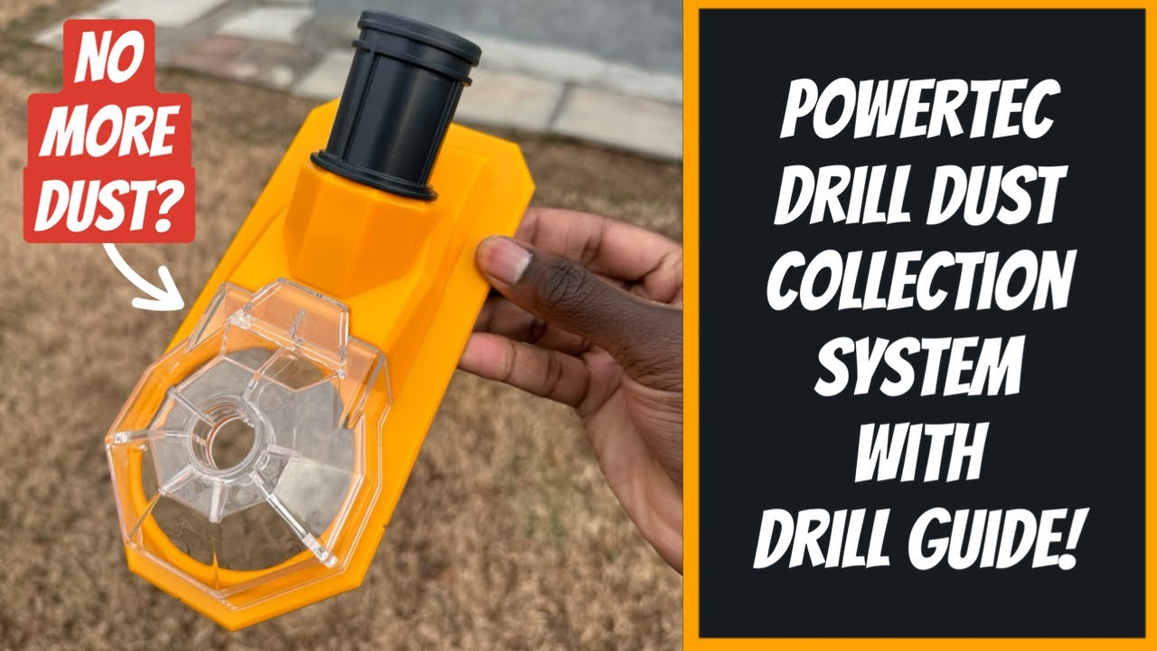 Dust-Free Drilling? POWERTEC Drill Dust Collection System!