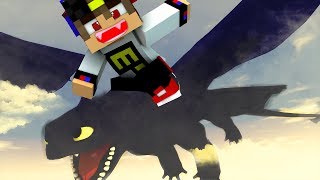 ВАМПИР НАШЕЛ ДРАКОНА ОКОЛО ДЕРЕВНИ Майнкрафт Выживание Minecraft