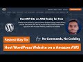 Fastest Way To Host WordPress Website on a Amazon AWS 2020