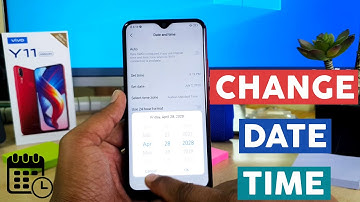 How to change date & time in Vivo Y11