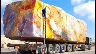 CRAZY DRIVERS TRUCK CARS & HEAVY EQUIPMENT MACHINERY FAILS TAKE OUT BLOCKS MARBLE STONE CRASHING by TOP TV 1,121 views 3 days ago 35 minutes