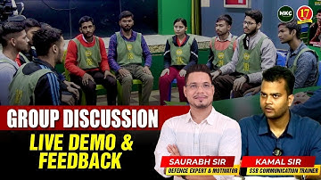 Group Discussion in SSB Interview | SSB Interview Group Discussion Live Demo & Feedback | SSB 2024