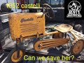 Restoration of a 1952 Castelli pedal tractor. Pedal car.