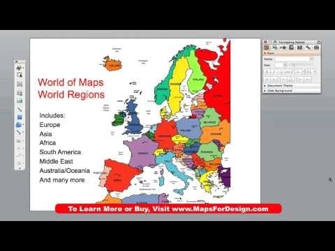 Editable, PowerPoint, Royalty Free, Maps for Presentations • MapsForDesign.com