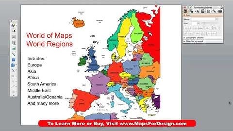 Editable, PowerPoint, Royalty Free, Maps for Presentations • MapsForDesign.com