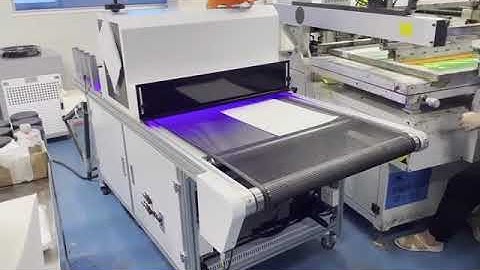 LED UV Curing Machine for Flat Screen Printing