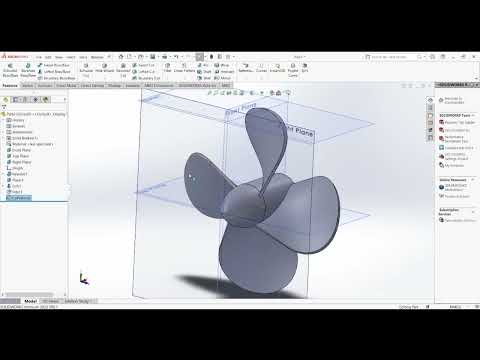 How to Create a Propeller in SolidWorks | Step-by-Step Tutorial in 10 Minutes