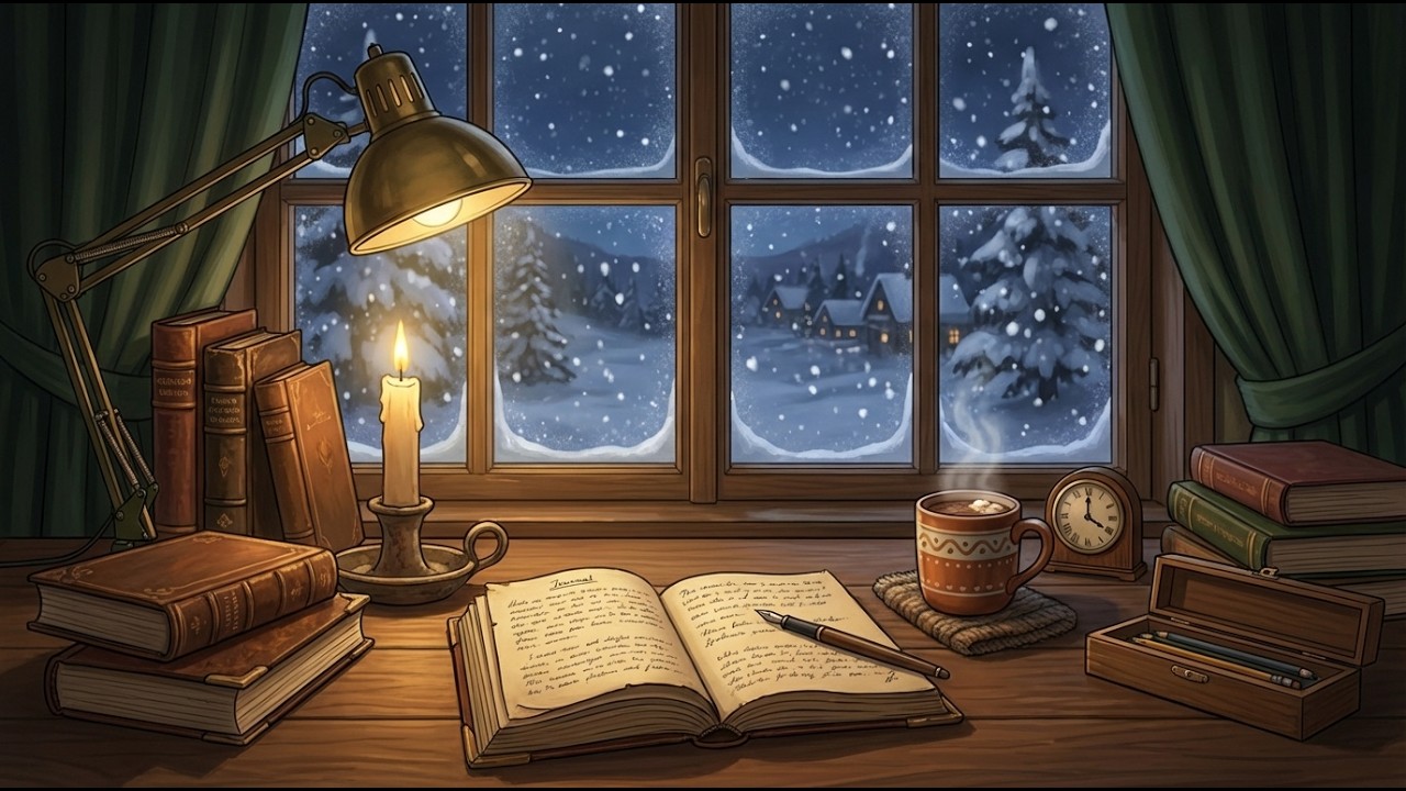 Winter Lofi Chillhop ❄️ Cozy Beats for Late-Night Study & Focus