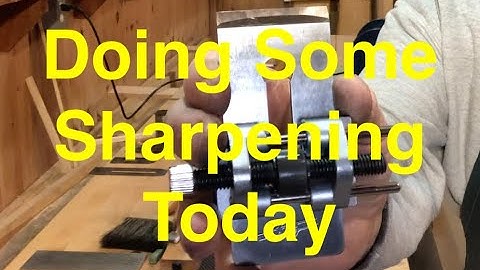 Doing Some Sharpening Today - Putting Camber on the Bevel up Jack No. 62 - Plane Talk Nov 16, 2025