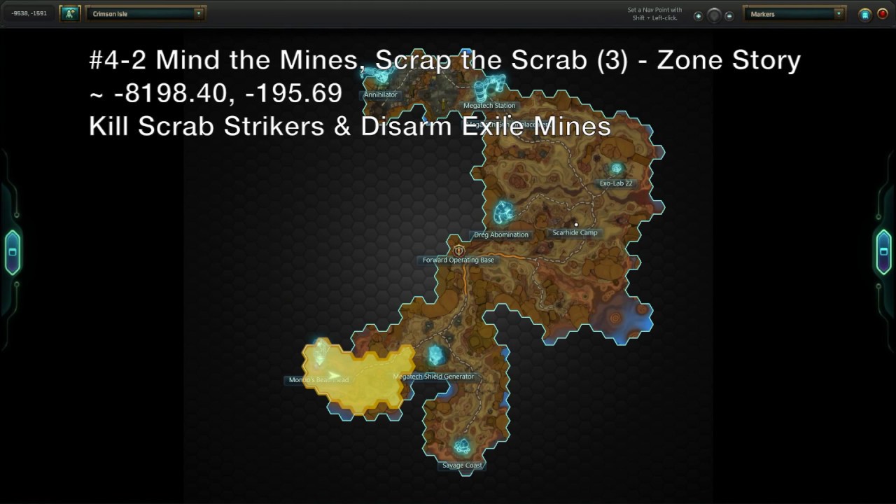 Wildstar Tutorial - Crimson Isle - Quests Part 1 (Dominion)