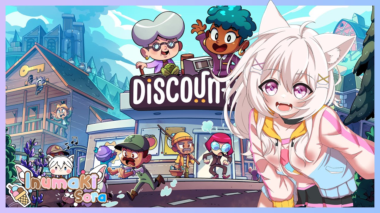 [Discounty] Jadi Pengusaha Supermarket di Kota Kecil! | Vtuber Indonesia