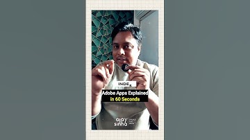 Adobe Apps Explained in 60 Seconds | Ajay Sinha