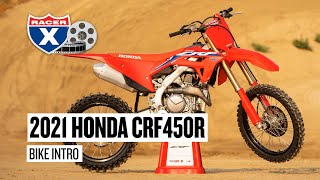 2021 Honda CRF450R Bike Intro | Racer X Films screenshot 5