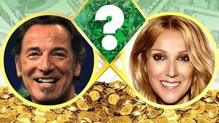 WHO’S RICHER? - Bruce Springsteen or Celine Dion? - Net Worth Revealed! (2017)