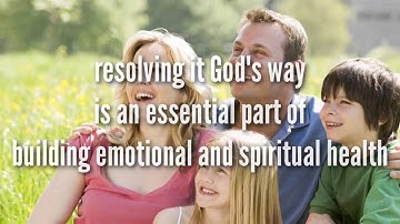 Resolving Conflicts God