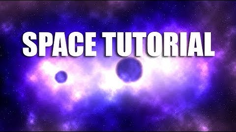 Photoshop: How to make a Space Nebula with Planets (TUTORIAL)