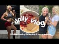 A DAY WITH ME: training day FDOE, glute + hamstring workout, my new puppy