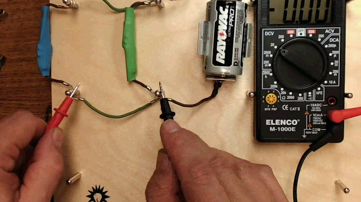 Using a multimeter in a parallel circuit