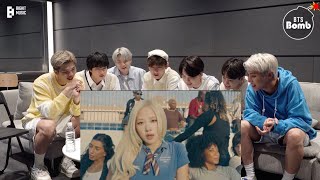 [Fanmade 💜] BTS Reaction to Rosé 'New trick ' Mv 