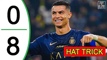 Cristiano RONALDO Hat Trick AGAIN | Abha vs Al Nassr 0-8 Highlights & Goals 2024