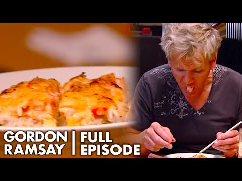 Gordon ramsay tries the infamous sushi-pizza | kitchen nightmares full episode