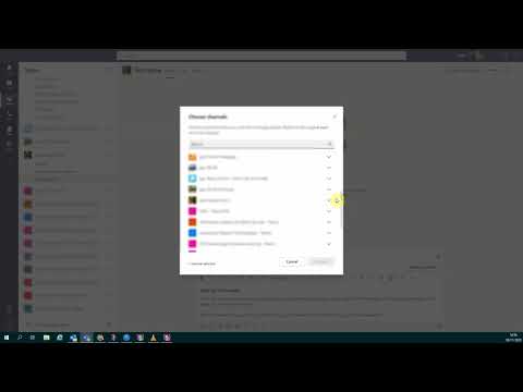 #604 One message to send to multiple Teams Channels? No problem!