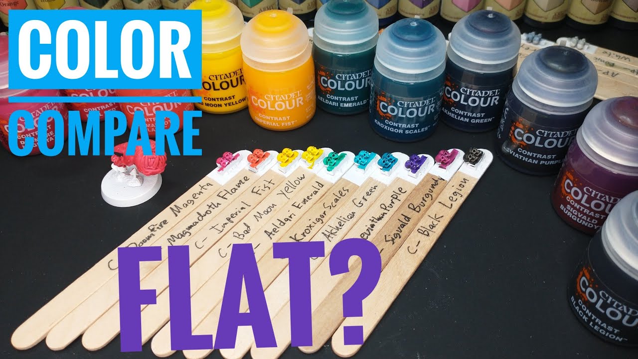 Where's the Contrast? These Citadel Contrast Paints are Flat