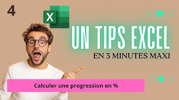 calculer une progression en pourcentage ✅ Tips Excel en moins de 3 minutes