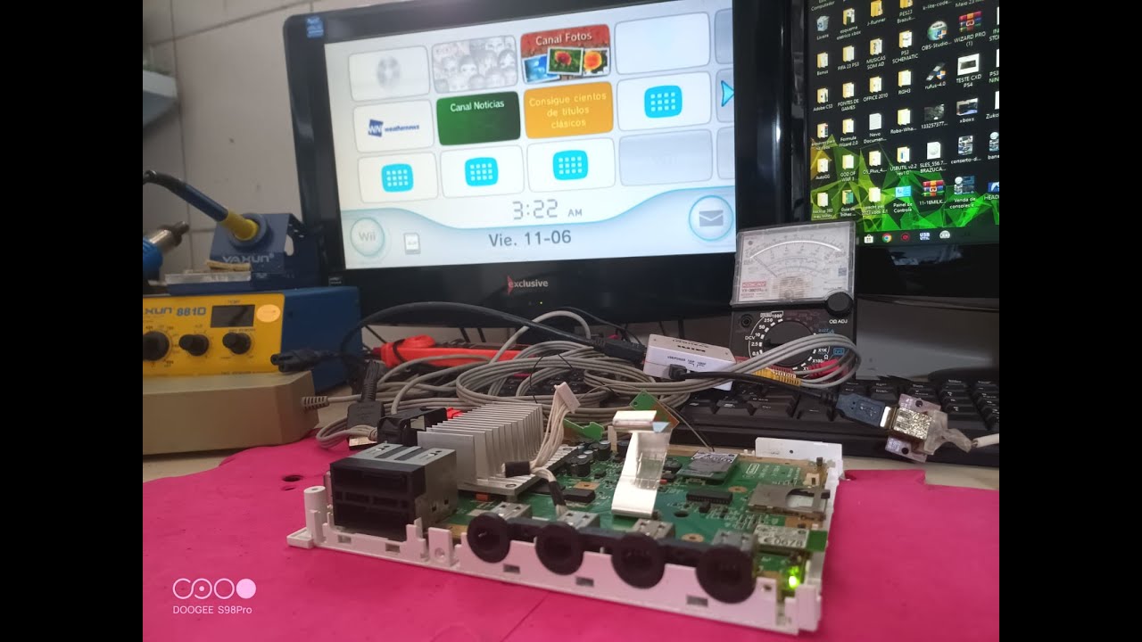 Nintendo Wii não liga - reparo retrô - resolvido.