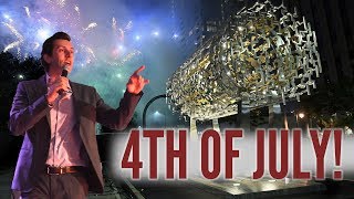 Max Amini Hosts 4th of July Freedom Sculpture Unveiling