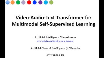 Video-Audio-Text Transformer (VATT) for Multimodal Self-Supervised Learning