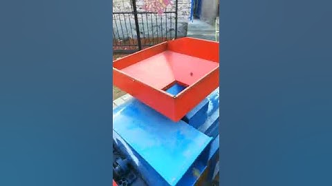 Hazelnut green leaves cleaning machine