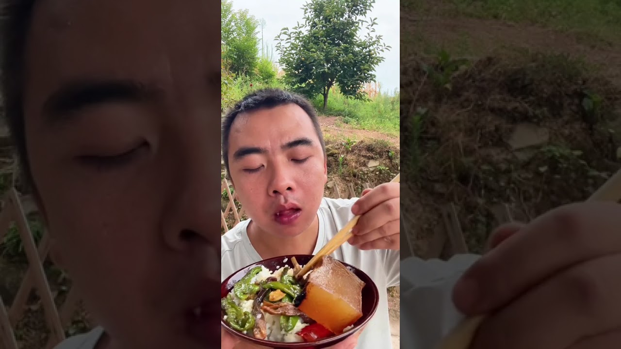 兄弟姐妹们 吃饭了哦 今天吃腊肉 简简单单又是一餐#抖音美食推荐官 #美食 #普通的饭菜都是家的味道 @DOU+小助手