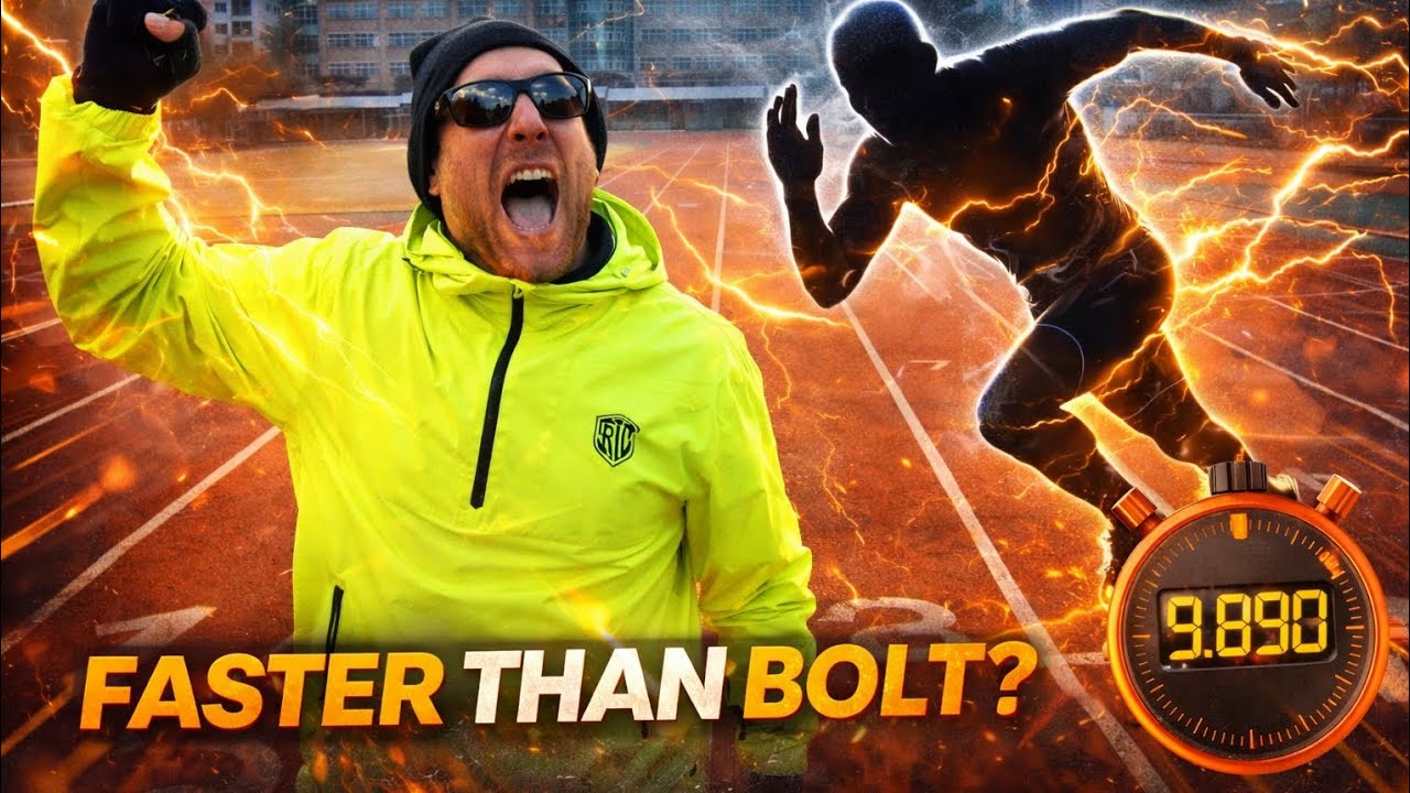 FROZEN TRACK 🥶 SPRINT SESSION 12 X 40M. FASTER THAN BOLT?? 🏃‍♂️ 💥 