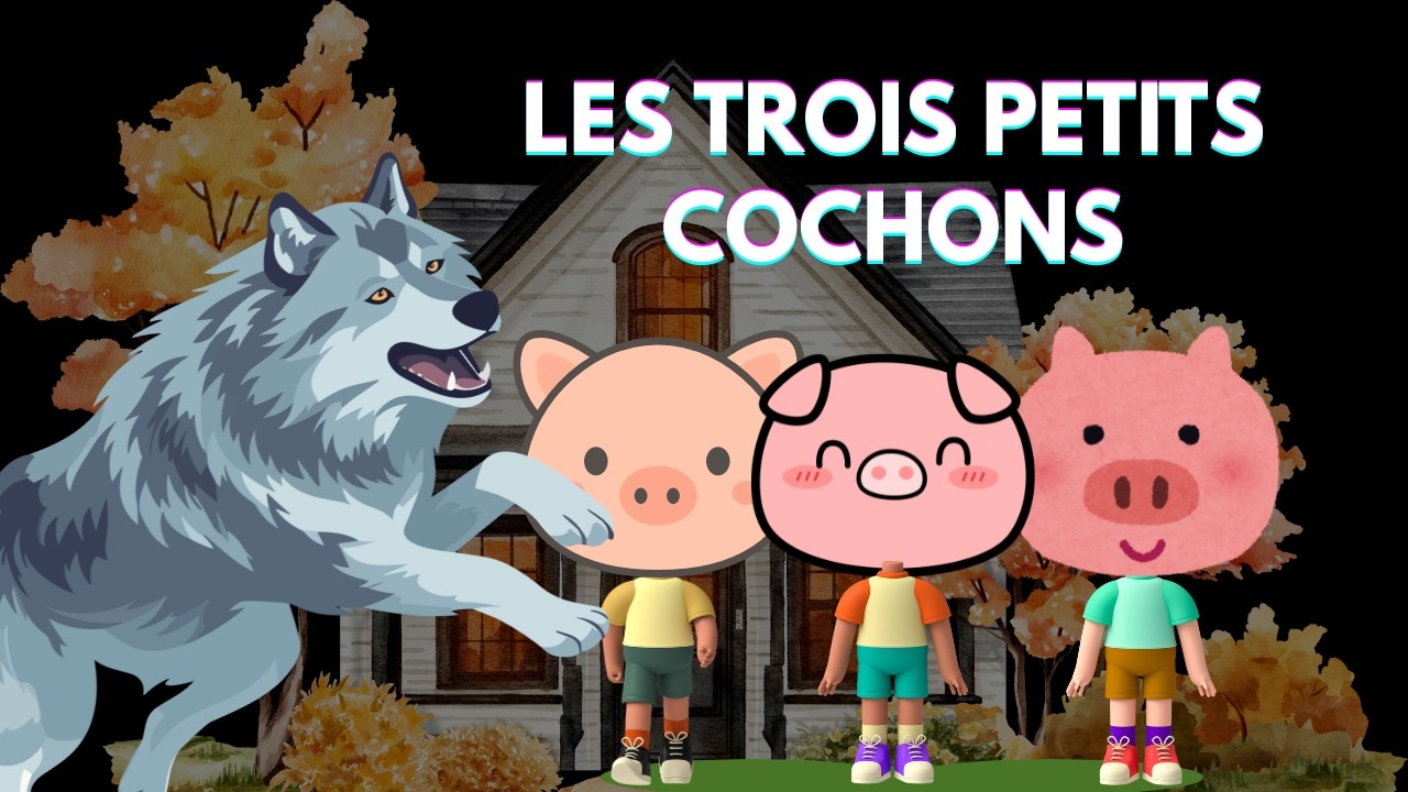 Les Trois Petits Cochons – Conte Complet pour Enfants | Histoire Calme et Éducative pour Dormir