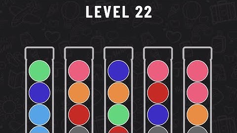 Ball Sort Puzzle Level 22 #ballsortpuzzlegameplay #ballsortpuzzle #puzzlegame #mobilegames