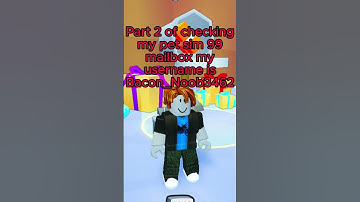 Day 2! Of checking my mailbox in Pet Simulator 99! #shorts #roblox #petsim