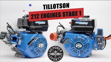 Stage 1 Tillotson 212cc Performance Race Engine | Product Video