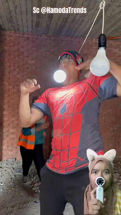 LAMPU YANG DI MULUT YANG MENYALA 😱😂 #shorts #funny #dubbing @HamodaTrends