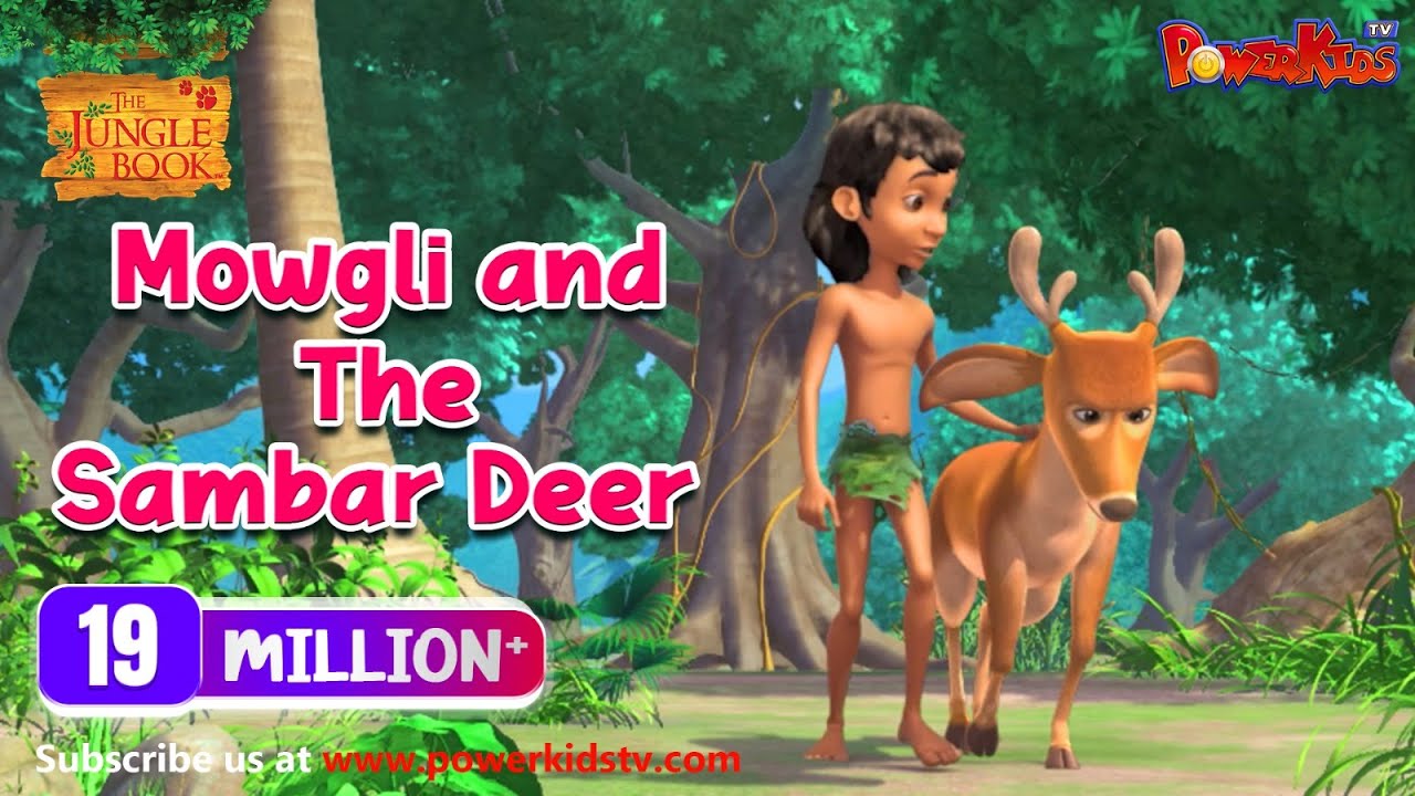 Jungle book Season 2  Episode 16  Mowgli and The Sambar Deer  PowerKids TV