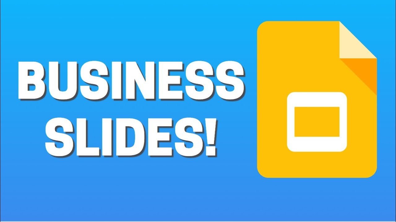 Business Templates For Google Slides YouTube