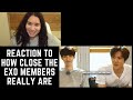 Reaction to how close the exo members REALLY are by yep4andy