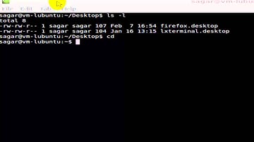Column names in output of ls command in Linux Shell terminal
