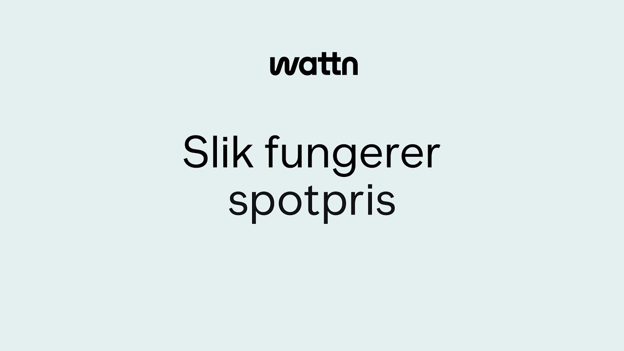 Wattn Spotpris