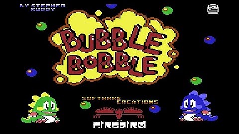 Commodore 64 Longplay Bubble Bobble (EU) (OLD RECORDING)