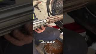 Transmission Input Shaft From Kenworth T660, New And Old Comparison