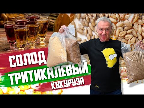 Три вида зерна для винокура: тритикале, пшеница и кукуруза!