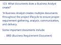 What Documents Does a Business Analyst Create? | {BA Interview 123}
